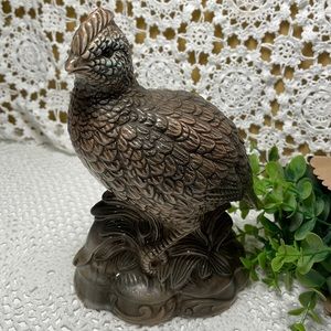 Vintage pottery Partridge